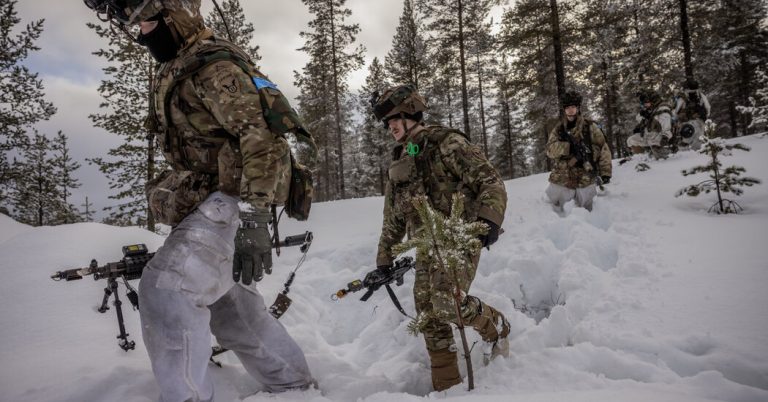 Prepping for War With Russia on the Ice and Snow