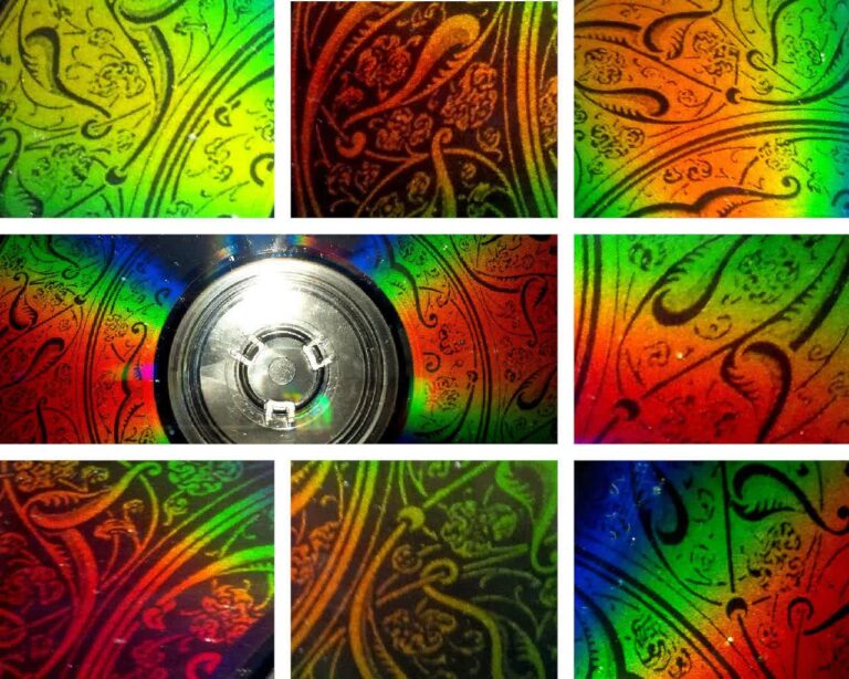 Burn beautiful images onto CDs with ones and zeros, no LightScribe needed