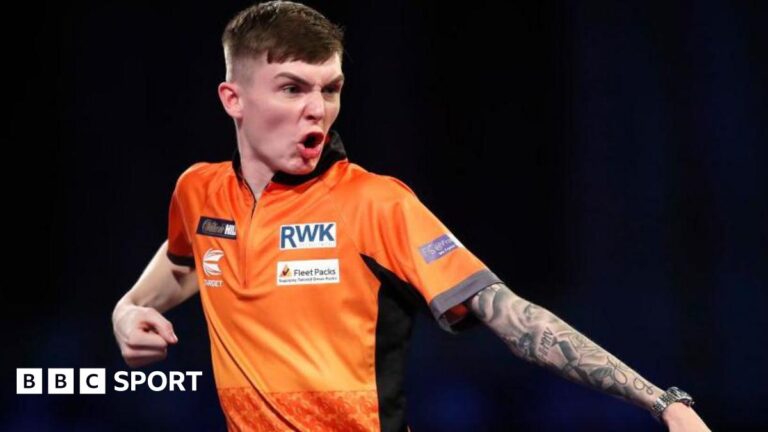 Bradley Brooks: Former world youth champion wins in Leicester to secure PDC Worlds place