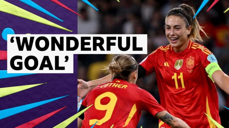Putellas scores 'wonderful' third goal for Spain