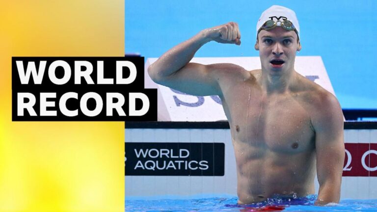 World Aquatics Championships 2025: Leon Marchand breaks 200m medley world record