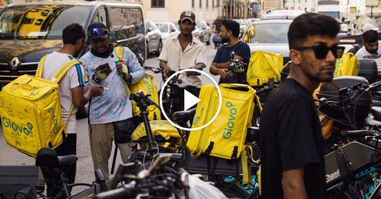 Rome’s Delivery Riders Lose Out in Heat Ban