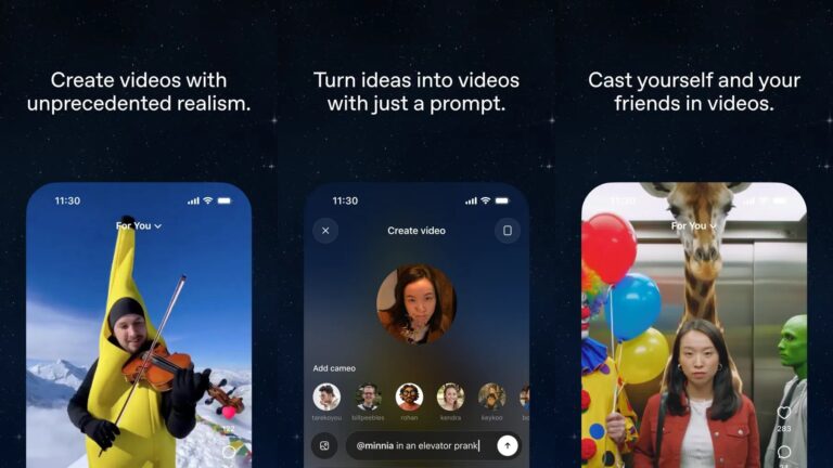 OpenAI’s Sora App Adds Character Cameos and Video Stitching Tools OpenAI's Sora App Adds Character Cameos and Video Stitching Tools